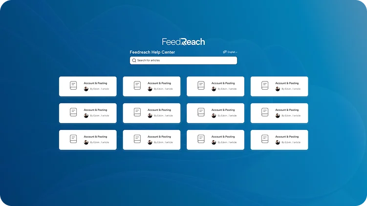 Social Media Publishing Dashboard